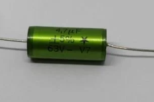 10UF 100V %10 (10MF K 100  ERO  MKT)  30X15mm Axial Polyester Kondansatör