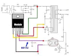 CA-888 LCD Power Modül