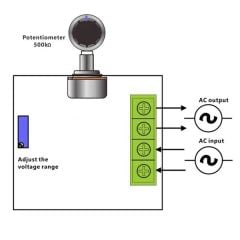 AC 220V 2000W Motor Hız Kontrol Kartı Dimmer