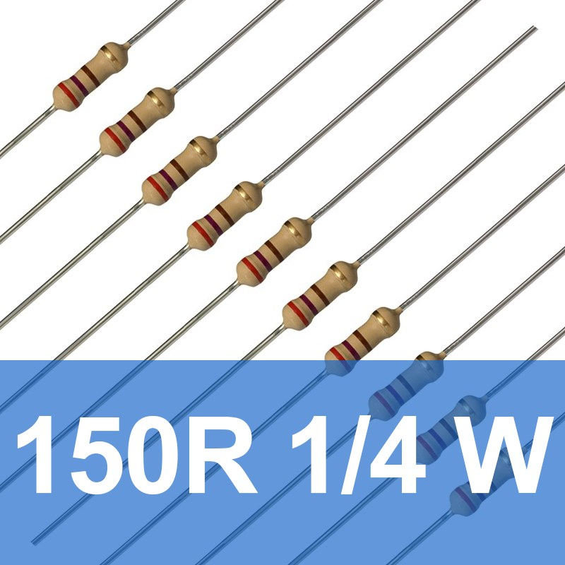 150R 1/4W Direnç (10 Adet) 150 Ohm