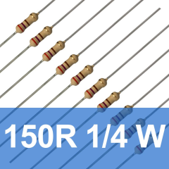 150R 1/4W Direnç (10 Adet) 150 Ohm