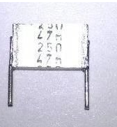1 NF 400V %20 (1n  M 400 ERO )   x7 mm Stroflex Kondansatör