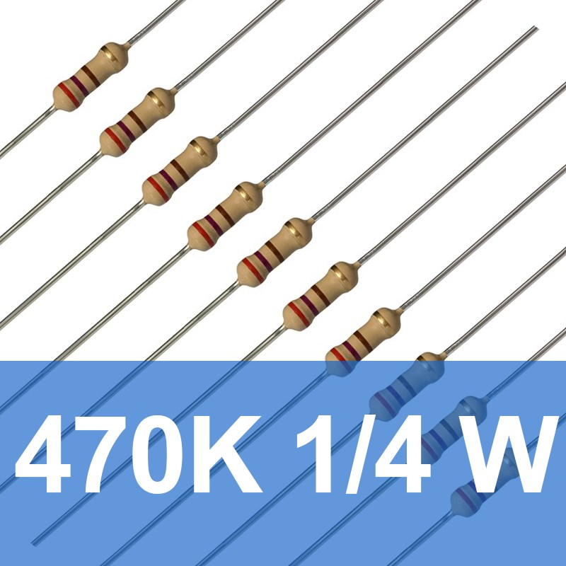470K 1/4W Direnç (10 Adet)