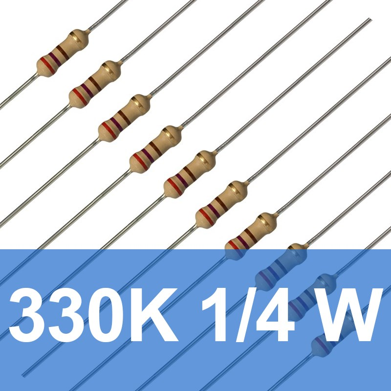 330K 1/4W Direnç (10 Adet)