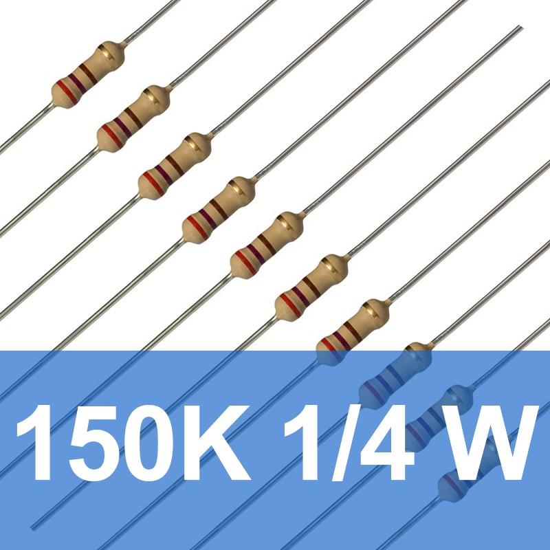 150K 1/4W Direnç (10 Adet)