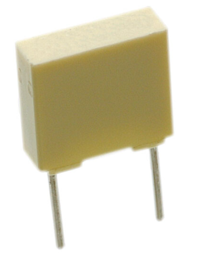 1.2NF 63V %2,5 (0,0012 2,5  63V )  x10mm  Polyester Kondansatör