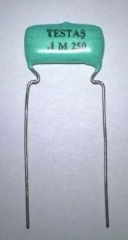 470Nf 250V %5 (0,47 J 250V ) X20mmDamla Tipi Polyester Kondansatör