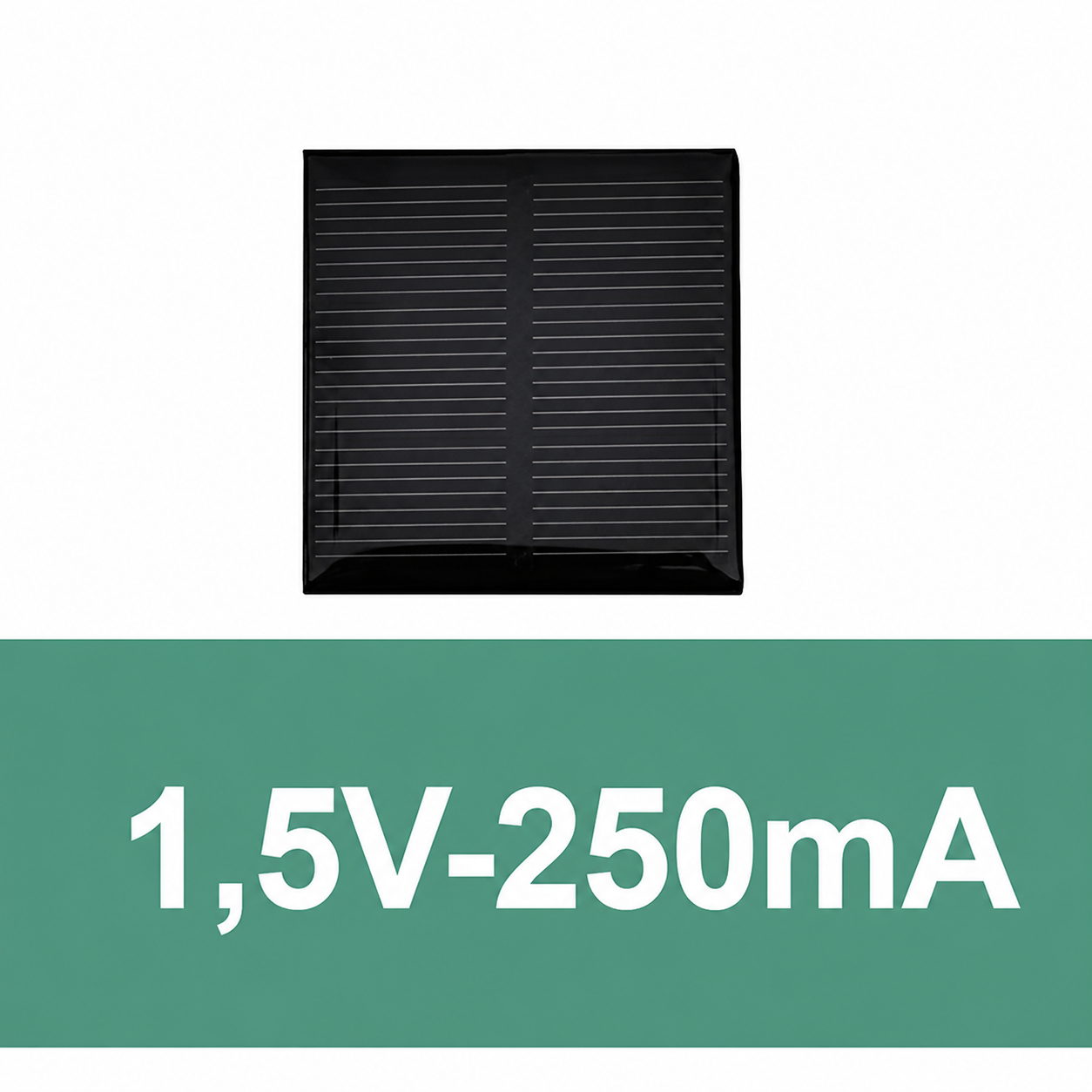 1.5V / 250mA Güneş Pili (52x52mm)
