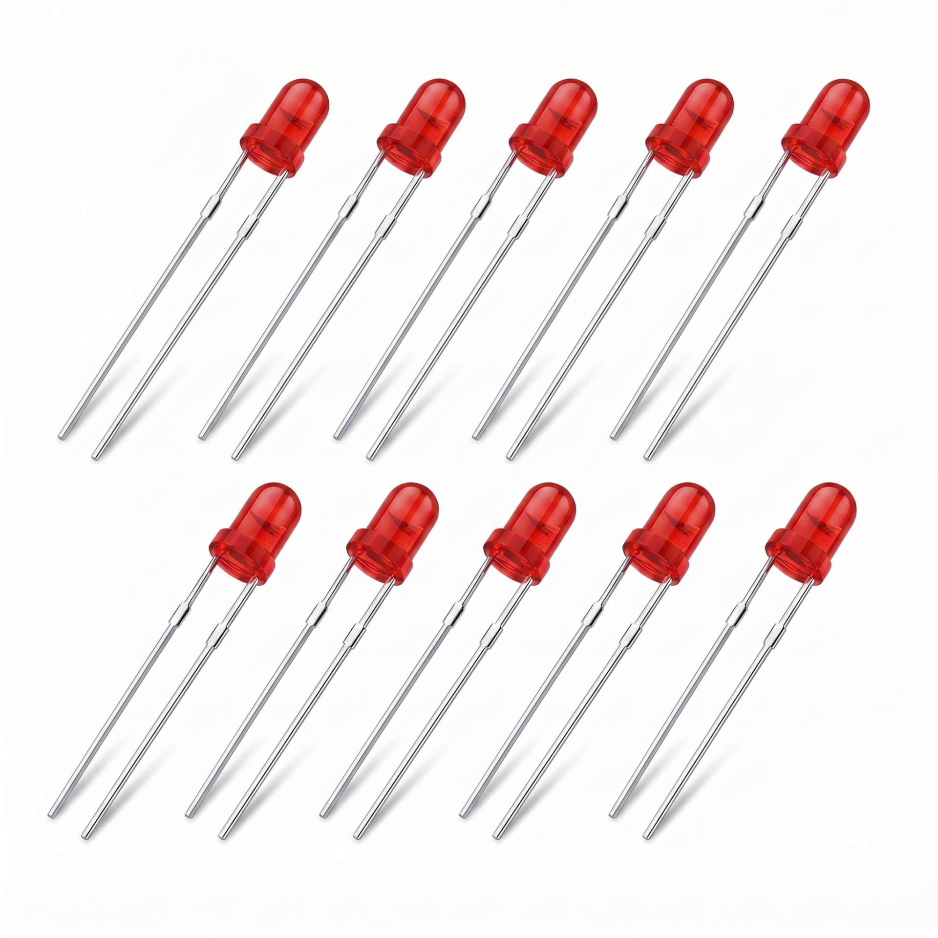 3mm Kırmızı Diyot LED 10 Adet