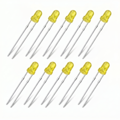 3mm Sarı Diyot LED 10 Adet