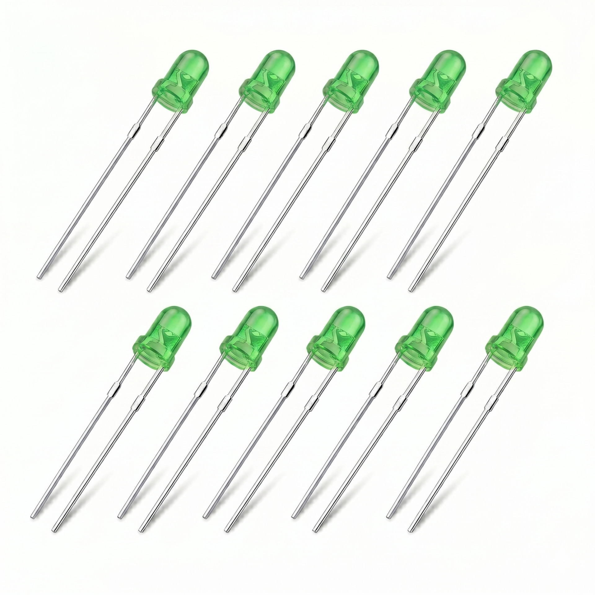 3mm Yeşil Diyot LED 10 Adet