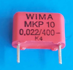 22nf400v %10 (0,022 K 400WİMA  MKS4)14X3,5X10mm Polyester Kondansatör
