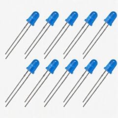 5mm Mavi Diyot LED (10 Adet)