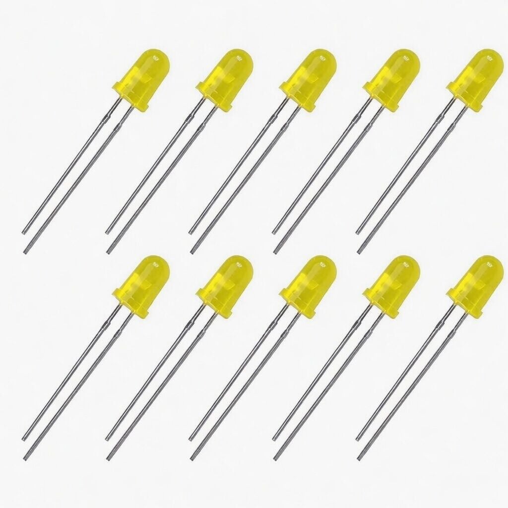 5mm Sarı Diyot LED (10 Adet)
