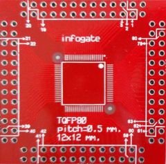 TQFP-80/100 > DIP-80/100 çevirici soket