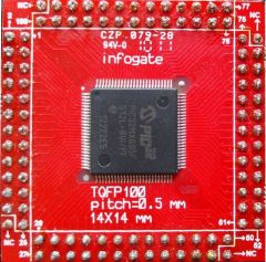 TQFP-80/100 > DIP-80/100 çevirici soket