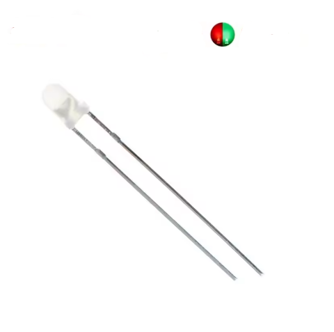 3mm Çift Renkli Led  Kırmızı  /Yeşil 2 Pin